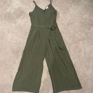 JOA Olive Green Jumpsuit